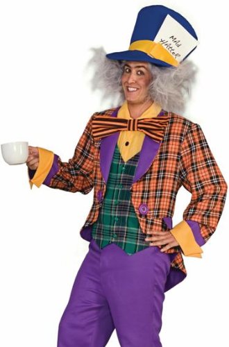 Plaid Mad Hatter Adult Costume