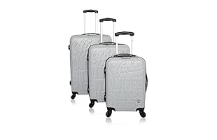 Us Marshall Set de 3 trolleys rígidos Us Marshall (Plata)