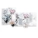 100 Pop-Up Series Wedding Invitations - ENGLISH Text