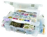 ArtBin 6981AB Super Satchel Deluxe 1-Compartment/Divided Base, Translucent Clear