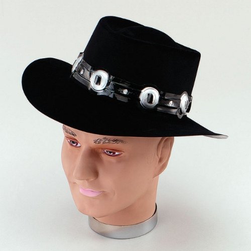 Imagen 1 de Croc Dundee Hat. Black Flock (disfraz)