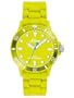 s.Oliver Unisex-Armbanduhr Medium Size Silikon Neon Gelb SO-2331-PQ