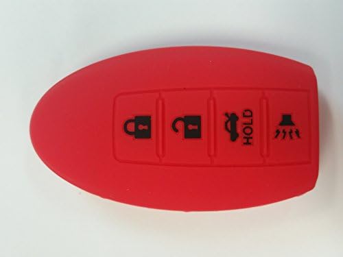 IKEY Nissan 4B Remote Keyless Remote Cover Red