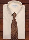 Enro Non-Iron Ecru Button Down Dress Shirt
