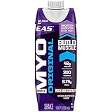 EAS Myoplex Original Ready-To-Drink Protein Shake, Rich Dark Chocolate, 17 oz, 4 count (Pack of 3)