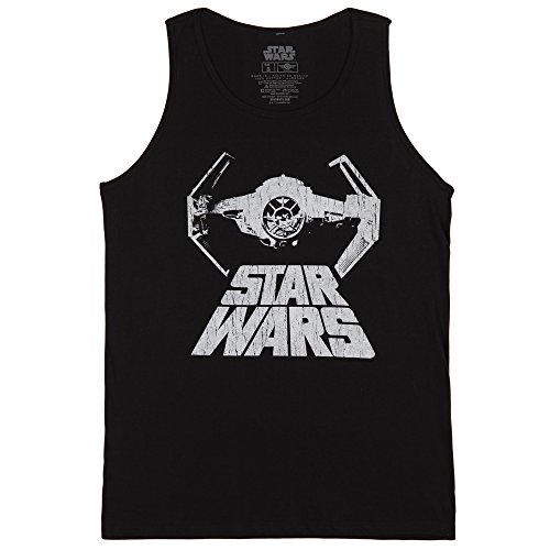 Star Wars Men's Bat Fighter Adult Tank -Black