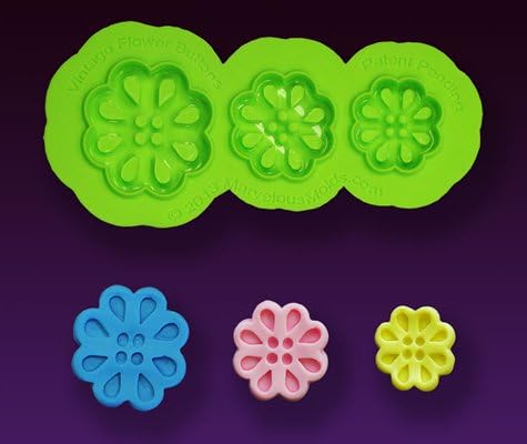 Marvelous Moulds Elisa Strauss Vintage Flower Silicone Mould