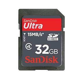 【クリックで詳細表示】Sandisk SDHC 32GB UltraII 15MB/s Class4 SDSDRH-032G-P36