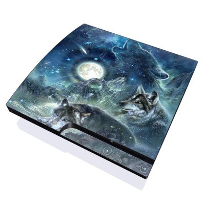 Bark At The Moon Design Skin Decal Sticker for the Playstation 3 PS3 SLIM Console