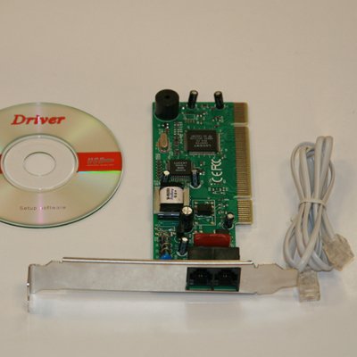 56Kbps PCI Internal Fax/Modem/Data Card v.92 Chipset Support