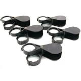 Folding Multi Power Jewelers Loupe 10X Total 20X Power