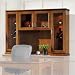 Mendocino Overhead Display Hutch with Glass Doors Finish: Mahogany
