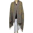 Shawl and Wrap Wool Jacquard Design 80 x 40 inches
