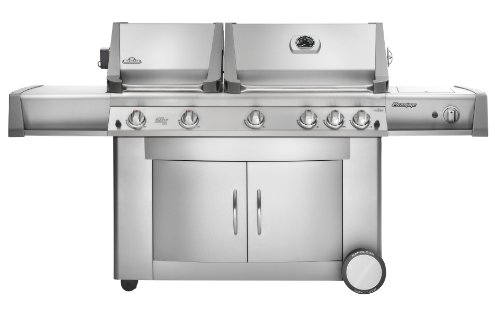 Napoleon Prestige II Gemini Series PT750RSBINSS-1 Natural Gas Grill, Stainless Steel