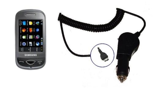 DUO FUNNYGSM - HOUSSE COQUE CRISTAL CRYSTAL SAMSUNG B3410 CORBY PLUS + CHARGEUR VOITURE SAMSUNG B3410 CORBY PLUS 12/24V NORME CE