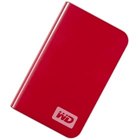 Western Digital 320 GB My Passport Essential 2.5″ Portable Hard Drive (Cherry Red) (WDMERC3200TN )