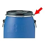 プラスチックドラム PDO75L-1締め金具 (本体/オプションの選択あり) サンコー(三甲)