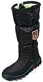 Rieker Damen Stiefel/Stiefelette Wildebuk/Singapur/Teddy, 100% Schurwollfutter, Rieker TEx, in Hera schwarz/mokka/anthrazit, Größe 39.0, Artikelnummer EH480626