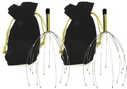 2 Pack of Velvet Touch Scalp Massager Therapeutic Christmas Stocking Stuff