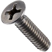 ASME B18.6.3 18-8 Stainless Steel 82 Degree Flat Head Machine Screw, Phillips Drive