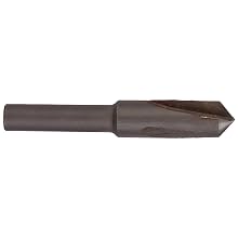 Chicago Latrobe 213 High-Speed Steel Countersink, Black Oxide Finish, 1/2" Shank Dia, .7500" Point Dia, 100 Degree Point Angle