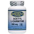 Acetyl L-Carnitine 500mg By Vitamin Discount Center - 90 Vegetarian Capsules Acetyl L-Carnitine 500mg By Vitamin Discount Center - 90 Vegetarian Capsules