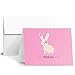 Rabbit Lovely Animal Thank You Note Greeting Cards with Envelopes | Printed on Thick and Sturdy 80lb (216gsm) Cardstock | Blank Interior | A2 Size â€“ 4.25 x 5.5â€ | 25 per Pack