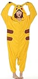 YiTao Deal Anime Pokemon Pikachu Romper Pajamas Costume Cosplay Outfit Size L
