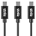 Micro USB Cable, Sztrokia [3-Pack] High Speed USB 2.0 A Male to Micro B Sync and Charge Cables, 1ft, 3ft, 6ft Data Cords for Android, Samsung, HTC, LG etc