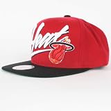 Miami Heat - Snap Back Hat By Mitch and Ness