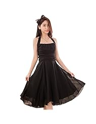 Halter Chiffon Tiered Homecoming Dress 
