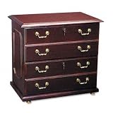 DMi Governor's Series Two-Drawer Lateral File, Laminate 32w x 20d x 30h, Mahogany