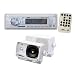Pyle Audio Package for the Car/Truck/SUV/Boat, PLMR18 AM/FM MPX Radio with SD/Memory-Card Slot and USB + 3.5" 200w 3-Way Weatherproof Mini Box Speaker System