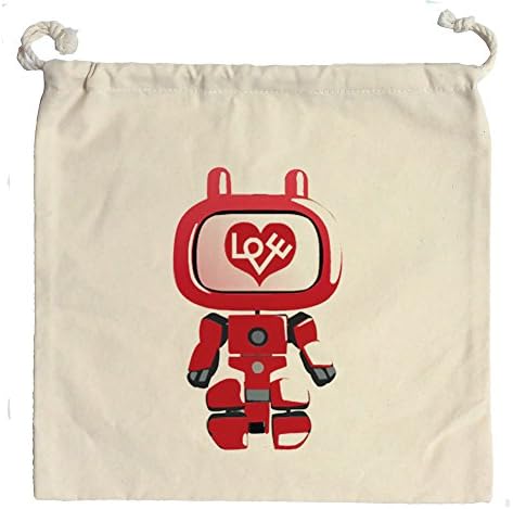Robot printed, Big grap pouch bag(w-30cm), cosmetics string pouch,LOGO possible