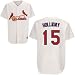 Youth St. Louis Cardinals #15 Matt Holliday Home Replica Jersey - S 8
