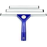 Jet Clean Easy Squeegee 3-Size Pro-All Purpose for Washing Glass, Mirror, Shower, Window, Auto