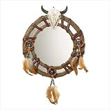 BULL SKULL HEAD MIRROR