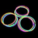 22" Lumistick Glowsticks Light Stick Necklaces Mixed Colors (100 Necklaces)