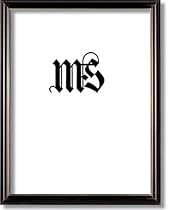 12x16 / 12'' x 16'' Frame for Picture Photo or Poster, Black & Gold, style #604