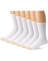 Gold Toe Men's Cotton Crew Athletic Sock 6-Pack