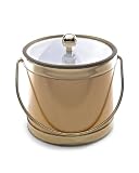 Mr. Ice Bucket 559-1 Brushed Gold Ice Bucket, 3-Quart