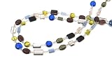 Amethyst Geo Beaded Lanyard ID Badge Holder