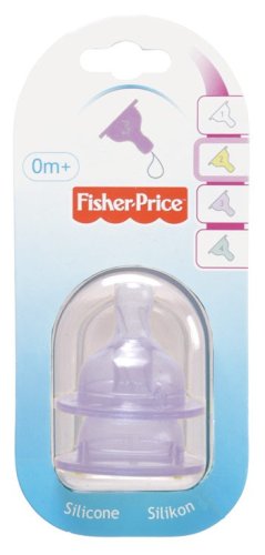 Childrens Toyshop   : Fisher Price Pack of two Fast Flow Teats  6M+