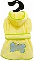 Jakks Pacific Soft Terry Bathrobe For Dogs, Small, Yellow/Green