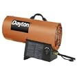 Dayton E58 Portable Liquid Propane Fueled Heater for Up to 3,500 Sq Ft