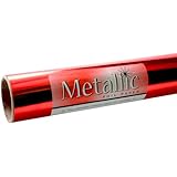 Grafix Red Metallic Foil Paper Roll 26-Inch by 6-Feet