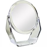 Two Sided Vanity Swivel Mirror (Clear Acrylic) (9.5H x 10.75W x 3D)
