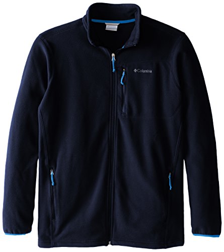 Columbia Men's Big & Tall Cascades Explorer Full Zip Midweight Fleece Jacket, Collegiate Navy, X-Large/Tall