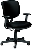 HON 5703GA10T Volt Series Task Chair with Synchro-Tilt, Polyester, Black Upholstery