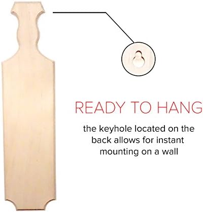 21" Genuine Original Greek Paddle Traditional Style A (Maple)